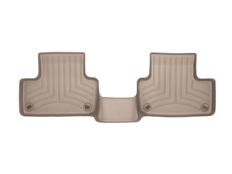 WeatherTech 22-24 Volvo XC60 Rear FloorLiner - Tan (Plug-In Hybrid)