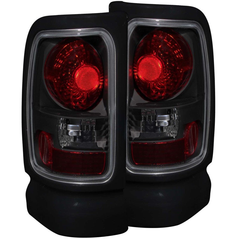 ANZO 1994-2001 Dodge Ram Taillights Dark Smoke thumbnail 4