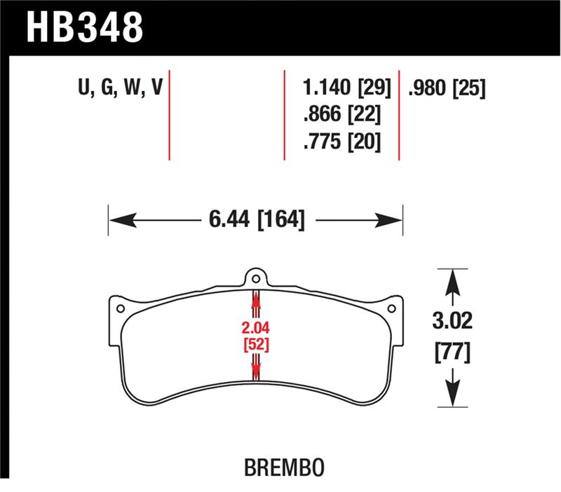 HAWK DTC-70 Brake Pad Sets