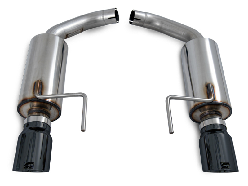 AWE Tuning S550 Mustang EcoBoost Axle-Back Exhaust - Touring Edition (Diamond Black Tips)