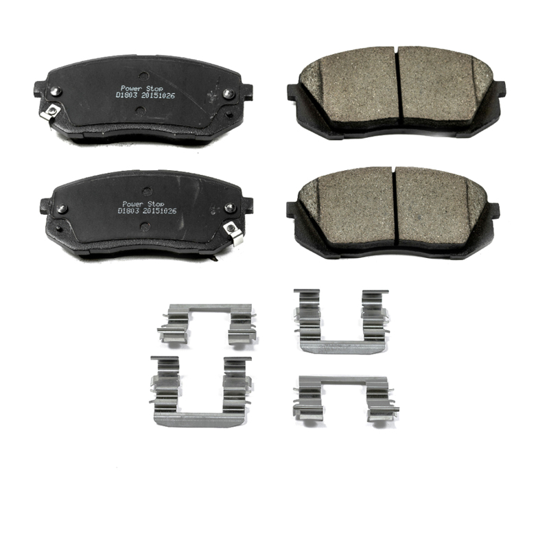 Power Stop 15-16 Hyundai Sonata Front Z17 Evolution Ceramic Brake Pads w/Hardware thumbnail 7