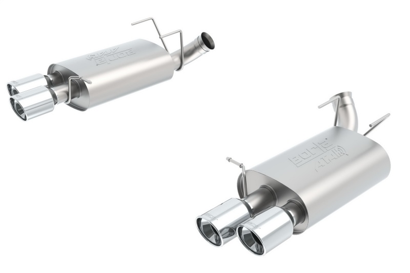 Borla 13-14 Mustang Shelby GT500 GT 5.8L V8 RWD Dual Split Rear Exit ATAK Exhaust Rear Section Only thumbnail 6