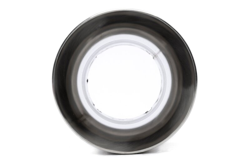 Dinan Double-Walled 4in Clamp-On Exhaust Tip - Polished - 4in Outlet / 2.5in Inlet