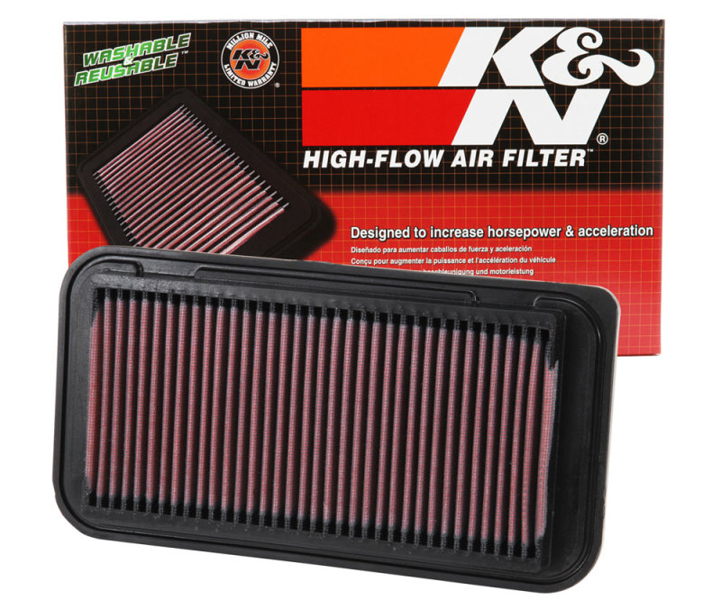 K&N 00-08 Toyota Corolla / 03-06 Matrix / 03-08 Pontiac Vibe / 07-10 Scion tc Drop In Air Filter thumbnail 8