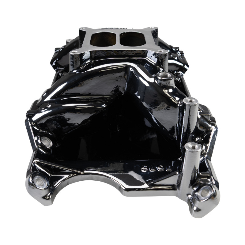 Edelbrock Performer RPM Air-Gap Intake Manifolds 7576-BP Manifold, Air Gap, Dual Plane, Aluminum, Black Plasma Coated, Square Bore, Mopar, Small Block, Each thumbnail 3