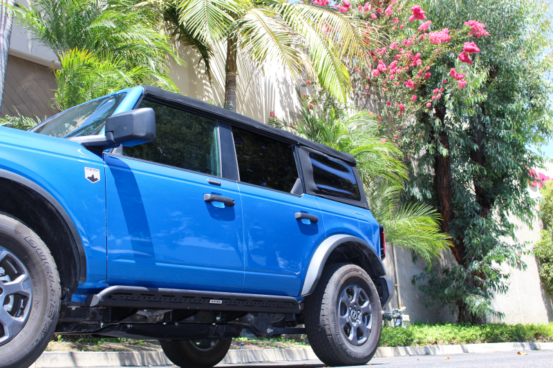 Go Rhino 21-24 Ford Bronco 4WD 4dr (Excl. Bronco Sport) Frame Mount Sliders - Tex. Blk thumbnail 3