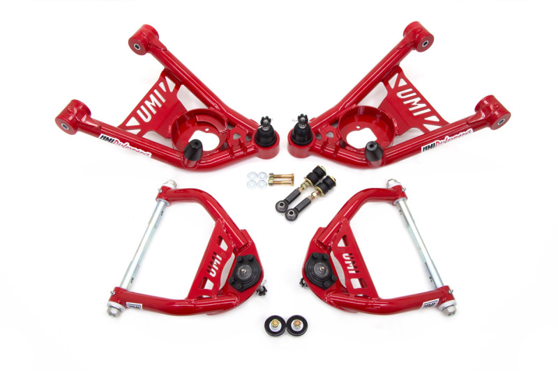 UMI Performance 64-72 GM A-Body Tubular Upper & Lower Front A-Arm Kit thumbnail 2
