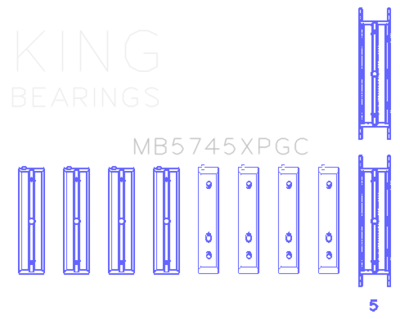 KING Performance Main Bearings