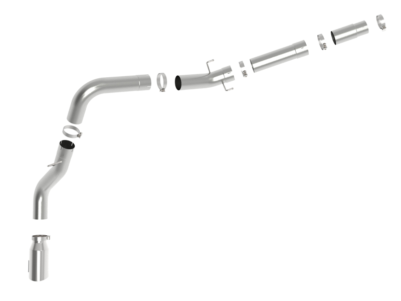 aFe LARGE BORE HD 5in 409-SS DPF-Back Exhaust w/Pol Tip 19-20 Ram Diesel Trucks L6-6.7L (td) thumbnail 8