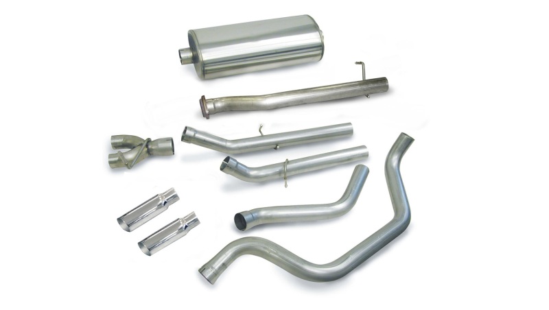 Corsa 1999-2007 Chevrolet Silverado Reg. Cab/Long Bed 1500 4.8L V8 Polished Sport Cat-Back Exhaust thumbnail 7