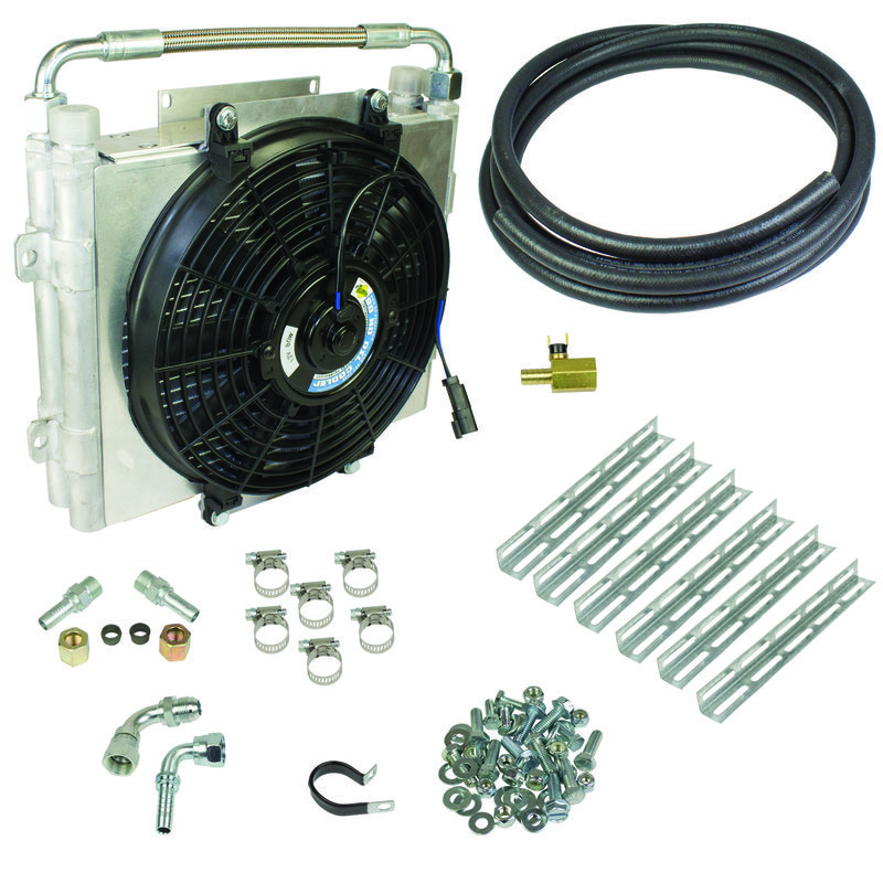 BD Diesel Xtrude Double Stacked Transmission Cooler Kit - Universal 5/8in Tubing thumbnail 5