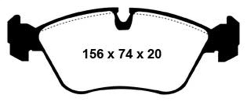 EBC S9 Brake Pad and Rotor Kit (1x ebcUSR774, 1x ebcDP4880R) thumbnail 6