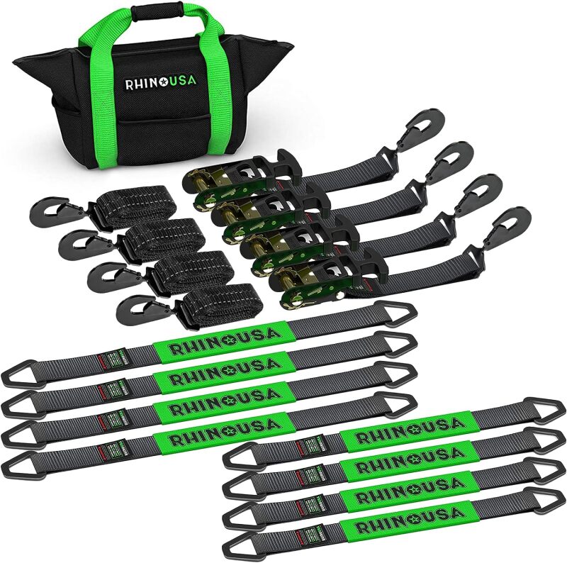 Rhino USA Heavy Duty Vehicle Tie Down Kit (Snap Hook)
Tie Strap