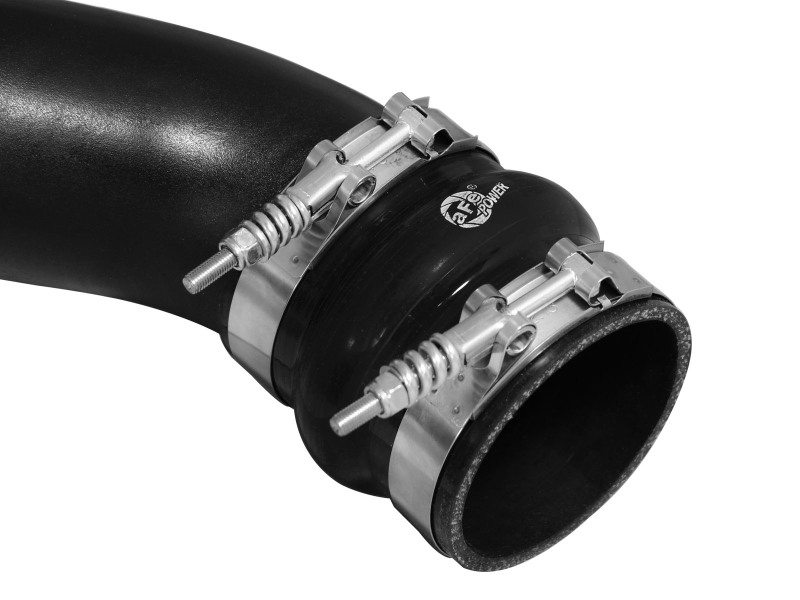 BladeRunner 3 IN Aluminum Hot and Cold Charge Pipe Kit Black
