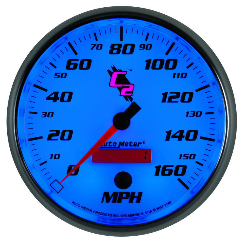 Autometer C2 5 inch 160MPH In-Dash Electronic Programmable Speedometer thumbnail 9