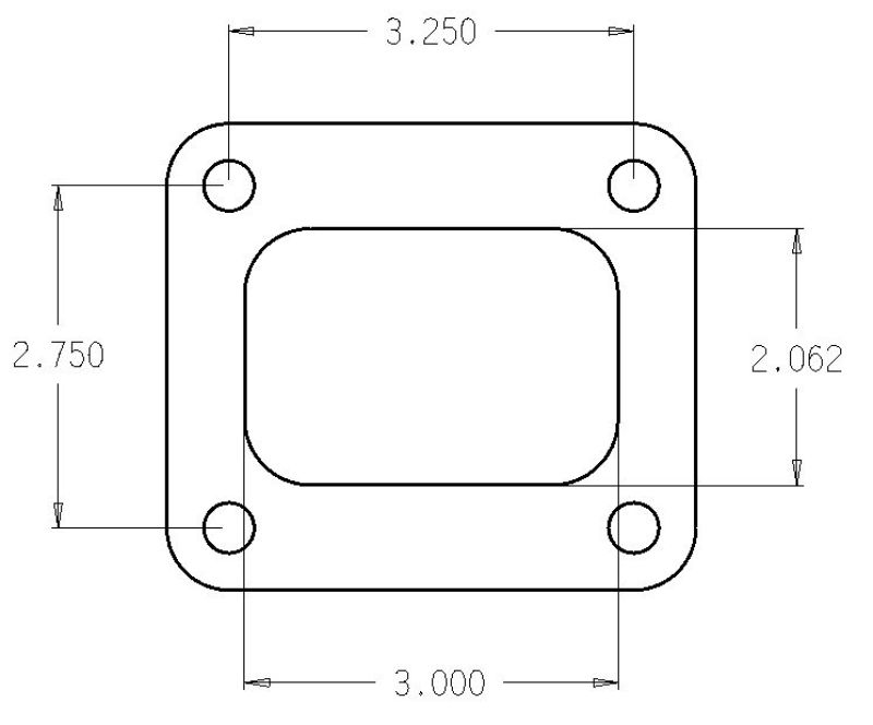 Cometic Turbo FLG T4 Garrett Exh Inlet .010in Exhaust Gasket thumbnail 6
