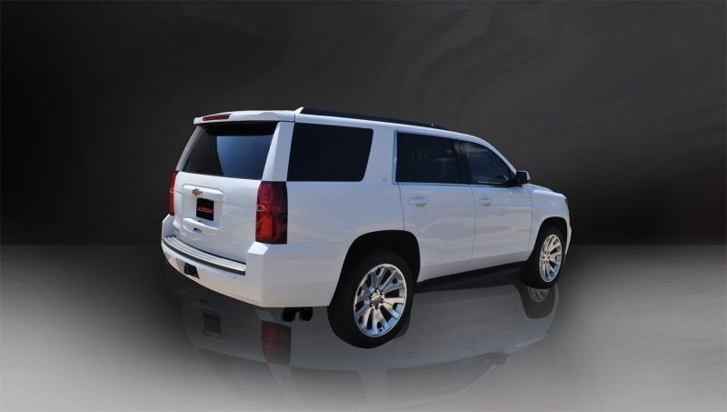 Corsa 2015-2020 Chevy Tahoe/GMC Yukon Cat-Back Exhaust Sport 3in Single Side Twin Black 4in Tips thumbnail 5