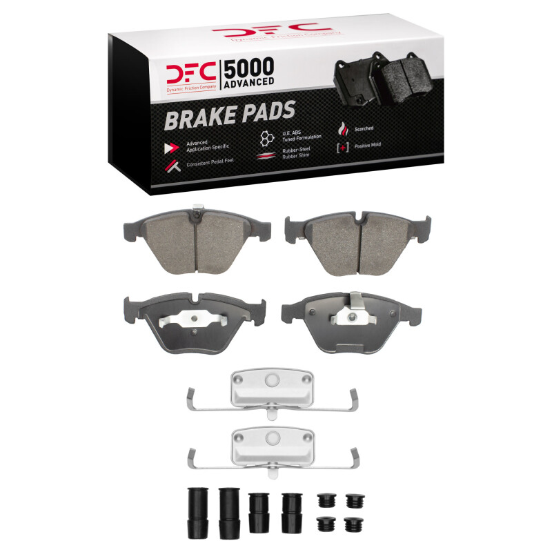 DFC 5000 Advanced Pads - Low-Metallic and Hardware Kit