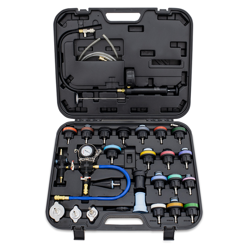 Mishimoto Cooling System Pressure Tester / Vacuum Purge Kit - 28pc thumbnail 2