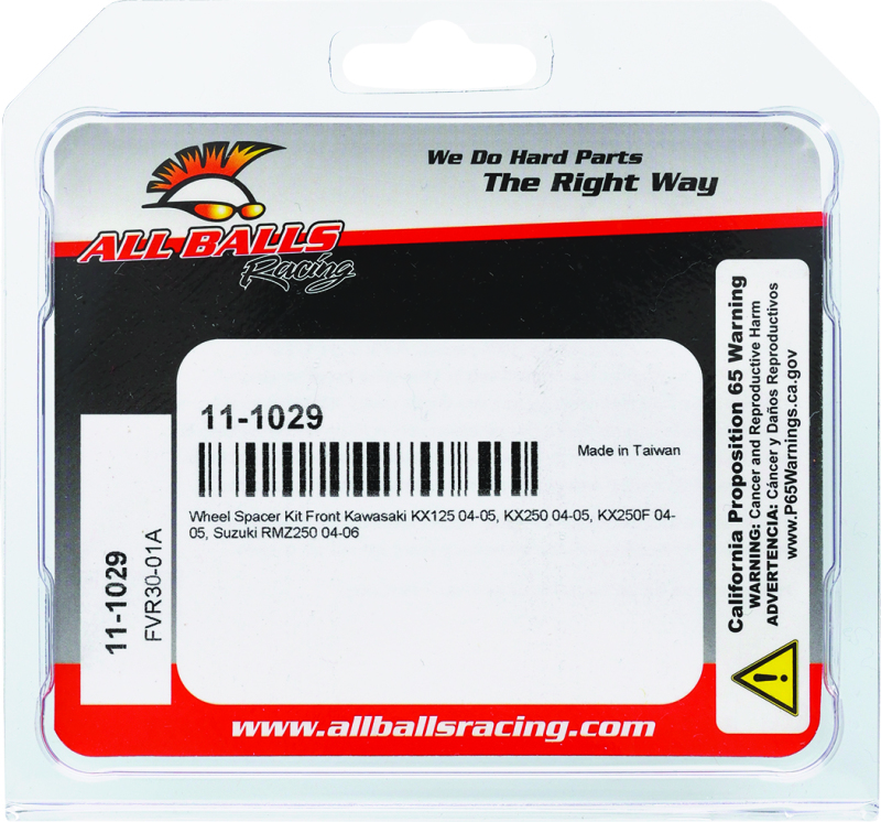 All Balls Racing Wheel Spacer Kit