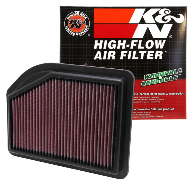 K&N Replacement Filter 10.219in O/S Length x 7.875in O/S Width x 1.125in H for 12 Honda CR-V 2.4L thumbnail 5