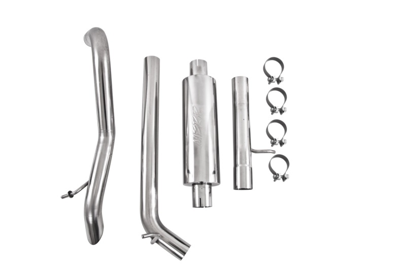 MBRP 12 Jeep Wrangler/Rubicon 3.6L V6 Cat Back Single Rear Exit Off-Road 409 Exhaust thumbnail 4