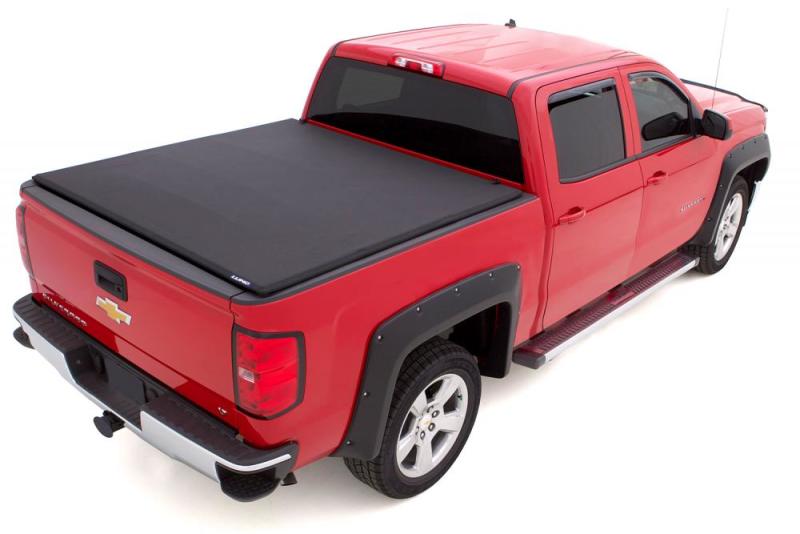 Lund 16-23 Toyota Tacoma (5ft. Bed) Genesis Elite Tri-Fold Tonneau Cover - Black thumbnail 5