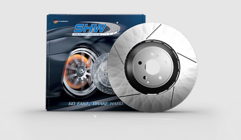 SHW 15-18 Porsche Macan Turbo w/19in Wheels/Perf Package Right Frt Slott LW Brake Rotor (95B615302M) thumbnail 3