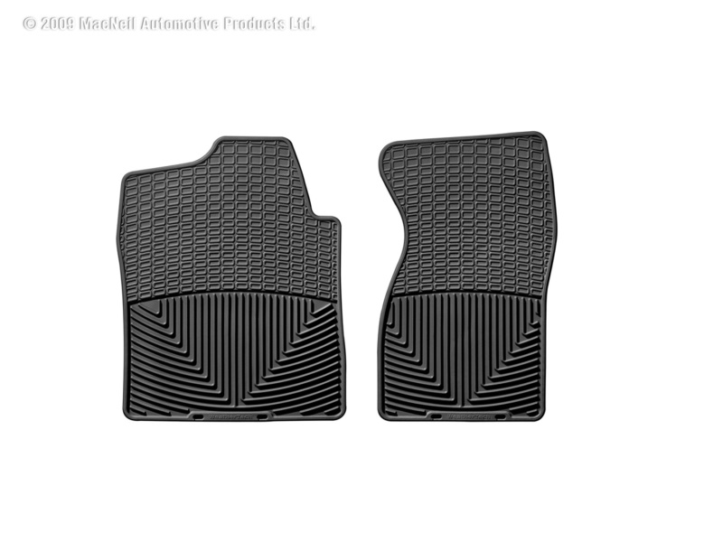 WeatherTech 99-00 Chevrolet Silverado Crew Cab Front Rubber Mats - Black thumbnail 4