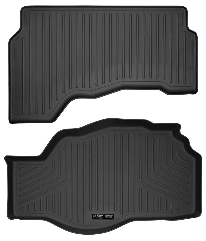 Husky Liners 2013-2016 Ford Fusion S Hybrid /SE Hybrid WeatherBeater Black Trunk Liner