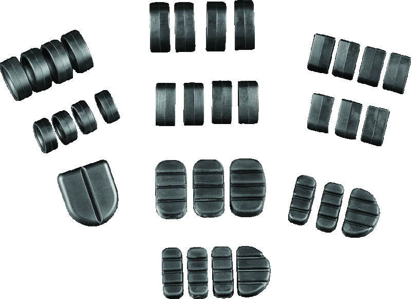 Kuryakyn Replacement Brake Pedal Pad Rubbers 8081 Rubbers, Black, Harley-Davidson®, Set of 3 thumbnail 2