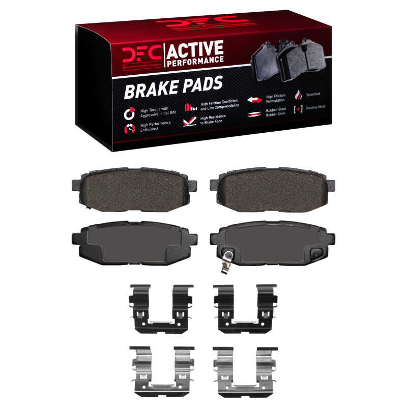 DFC 06-25 Scion FR-S Rear Active Performance Pads and Hardware Kit
DFC Brake Pad Set
