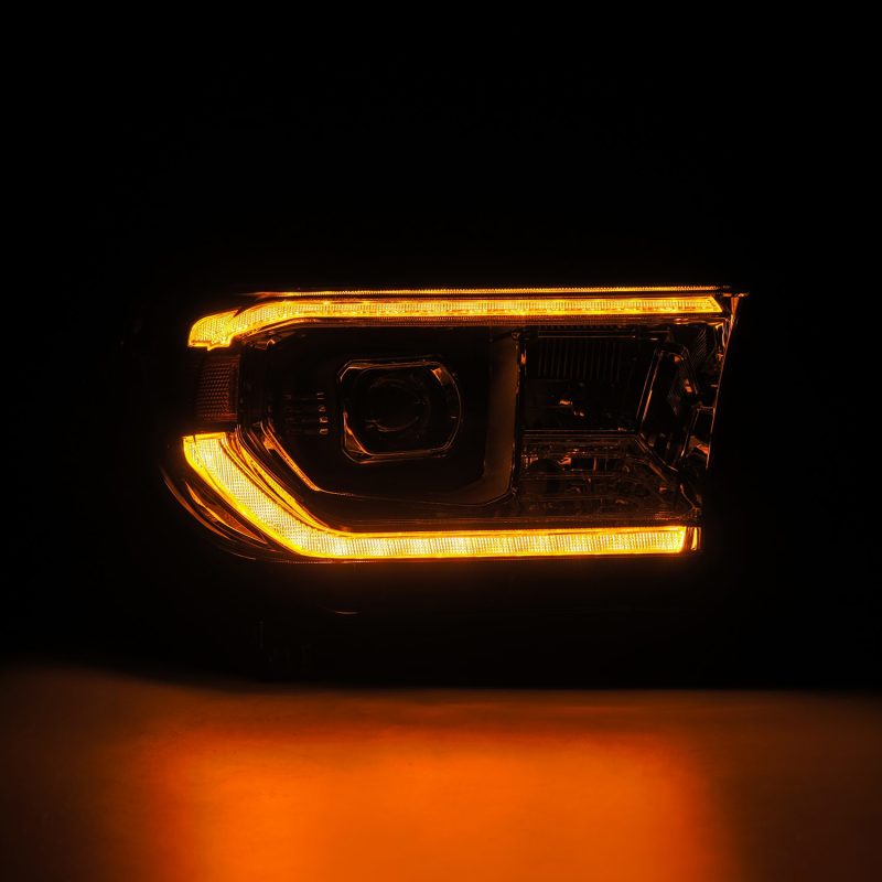 AlphaRex 07-13 Toyota Tundra / 08-17 Sequoia LUXX LED Proj HL Chrome w/Actv Light / Seq. Sig + DRL thumbnail 5