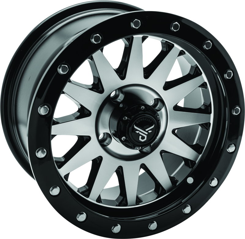 Quadboss Wheels 608556 QuadBoss Wagon 14X7 - 5+2 - 4/110 - Black Machined thumbnail 4