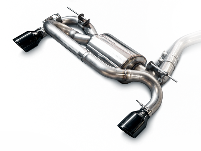 AWE Tuning BMW F22 M235i / M240i Touring Edition Axle-Back Exhaust - Diamond Black Tips (102mm) thumbnail 3