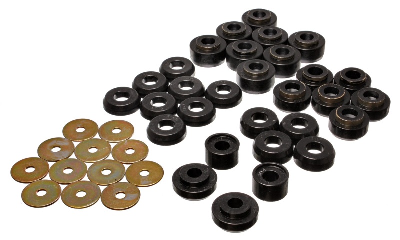 Energy Suspension Chevrolet 4 door Black Body Mounts (Recommended for Police/Taxi/Race) thumbnail 6