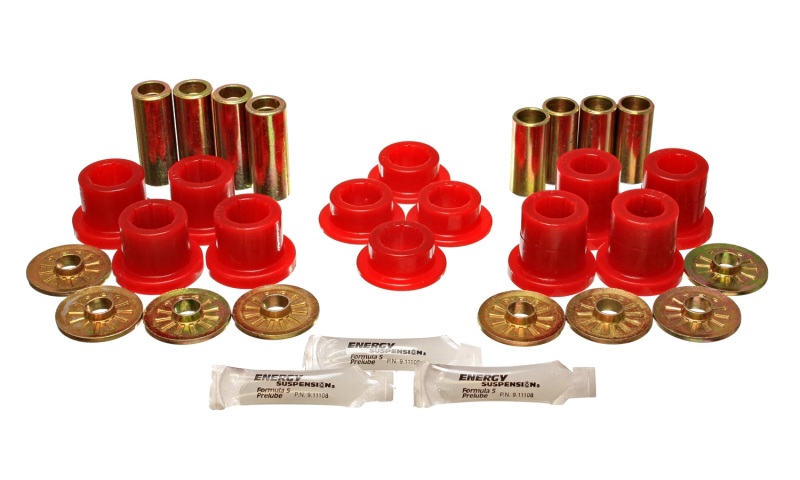Energy Suspension 92-02 Dodge Viper Red Front Control Arm Bushing Set thumbnail 5