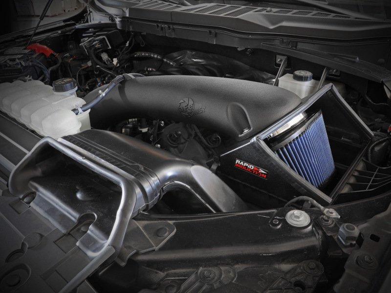 aFe Rapid Induction Cold Air Intake System w/Pro 5R Filter 2021+ Ford F-150 V8-5.0L thumbnail 5