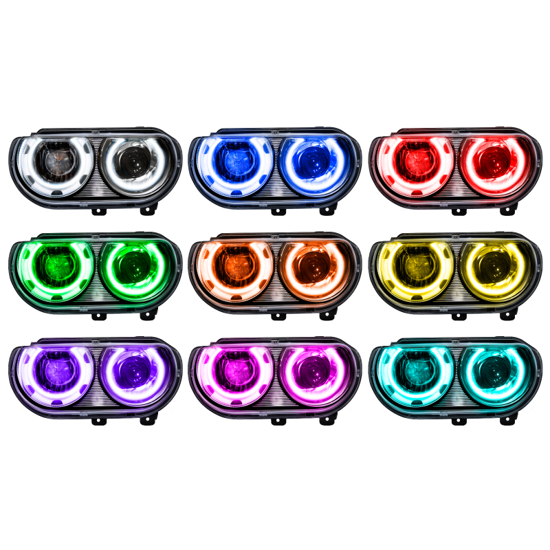 Oracle 08-14 Dodge Challenger SMD HL (HID Style) - ColorSHIFT w/ 2.0 Controller thumbnail 6