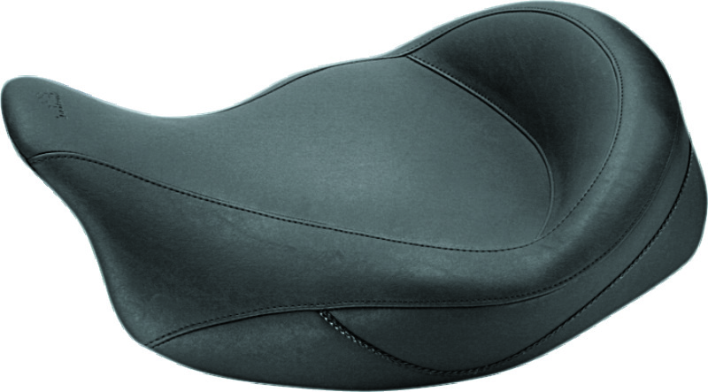 Mustang 08-21 Harley Electra Glide Std,Rd Glide,Rd King,Str Glide Super Touring Solo Seat - Black