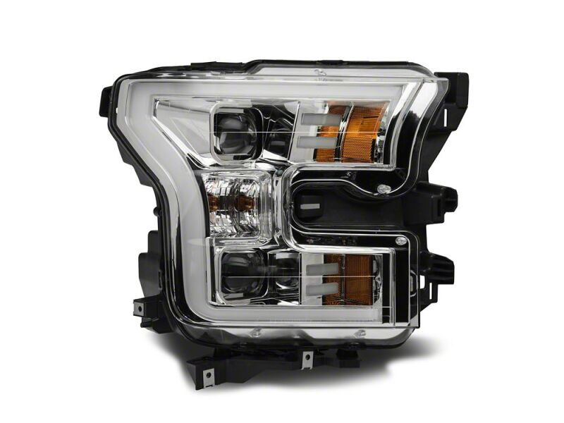 Raxiom 15-17 Ford F-150 Projector Headlights with LED Accent- Chrome Housing- Clear Lens thumbnail 9