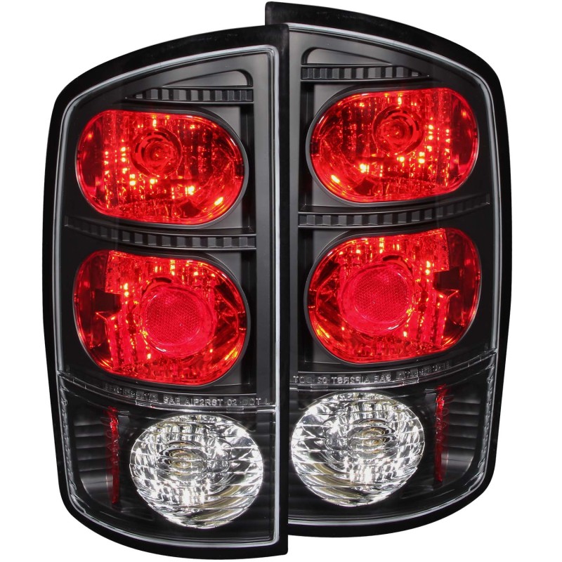 ANZO 2002-2005 Dodge Ram 1500 Taillights Black thumbnail 3