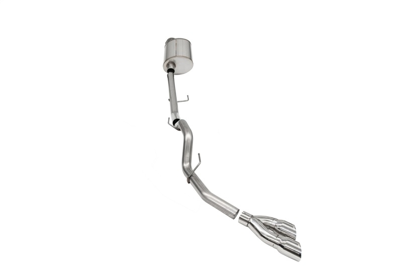 Corsa 2021-2025 Ford F-150 Regular Cab/ 8in Bed 5.0L V8 Sport Cat-Back Single Side Exit-Polished thumbnail 2
