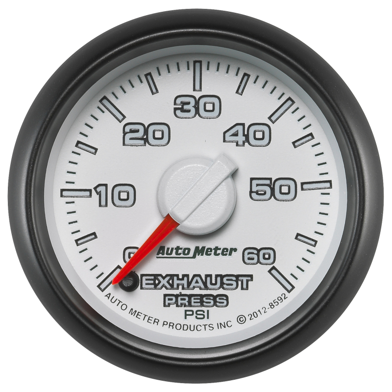 AutoMeter Gauge Exhaust Press. 2-1/16in. 60PSI Stepper Motor Ram Gen 3 Factory Match thumbnail 7