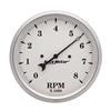 Autometer 5 inch 8000rpm In-Dash Old Tyme Tachometer - White thumbnail 6
