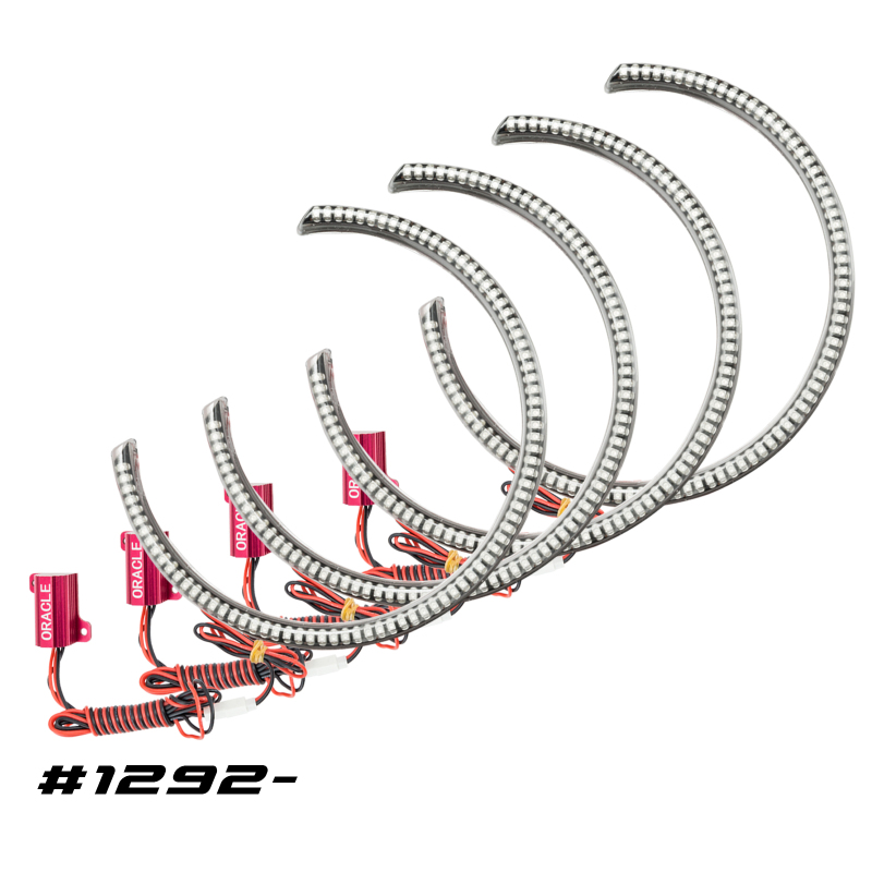 Oracle Dodge Challenger 08-14 LED Waterproof Halo Kit - Red thumbnail 3