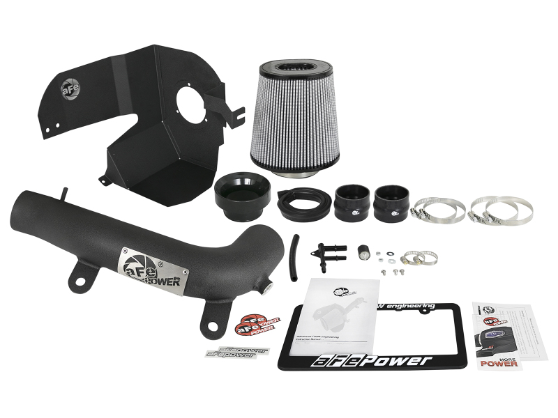 aFe Magnum FORCE Stage-2XP Cold Air Intake w/Pro DRY Filter 18-20 Jeep Wrangler JL 2.0T- Media Black thumbnail 4