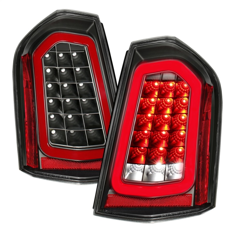 ANZO 11-14 Chrysler 300 LED Taillights Black w/ Sequential thumbnail 5