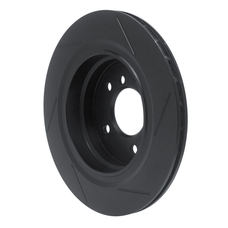 R1 95-99 BMW M3 E36 Rear Right Slotted Black Brake Rotor