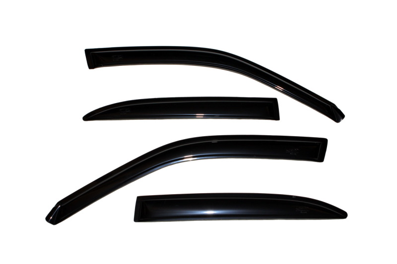 AVS 98-02 Mazda 626 Ventvisor Outside Mount Window Deflectors 4pc - Smoke thumbnail 3